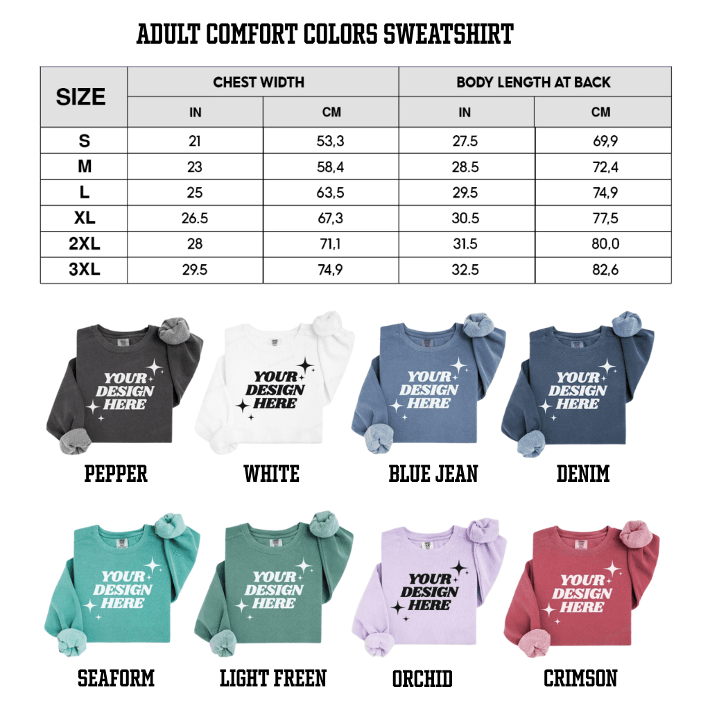 Baby Rib Bodysuit Size Chart