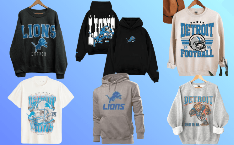 Top 6 Detroit Lions Shirts for True Fans