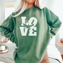 Love-themed Crewneck Sweatshirt 1 small thumbnail