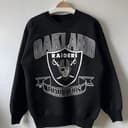 1995 Oakland Raiders NFL Football Unisex Sweatshirt Vintage 1 small thumbnail
