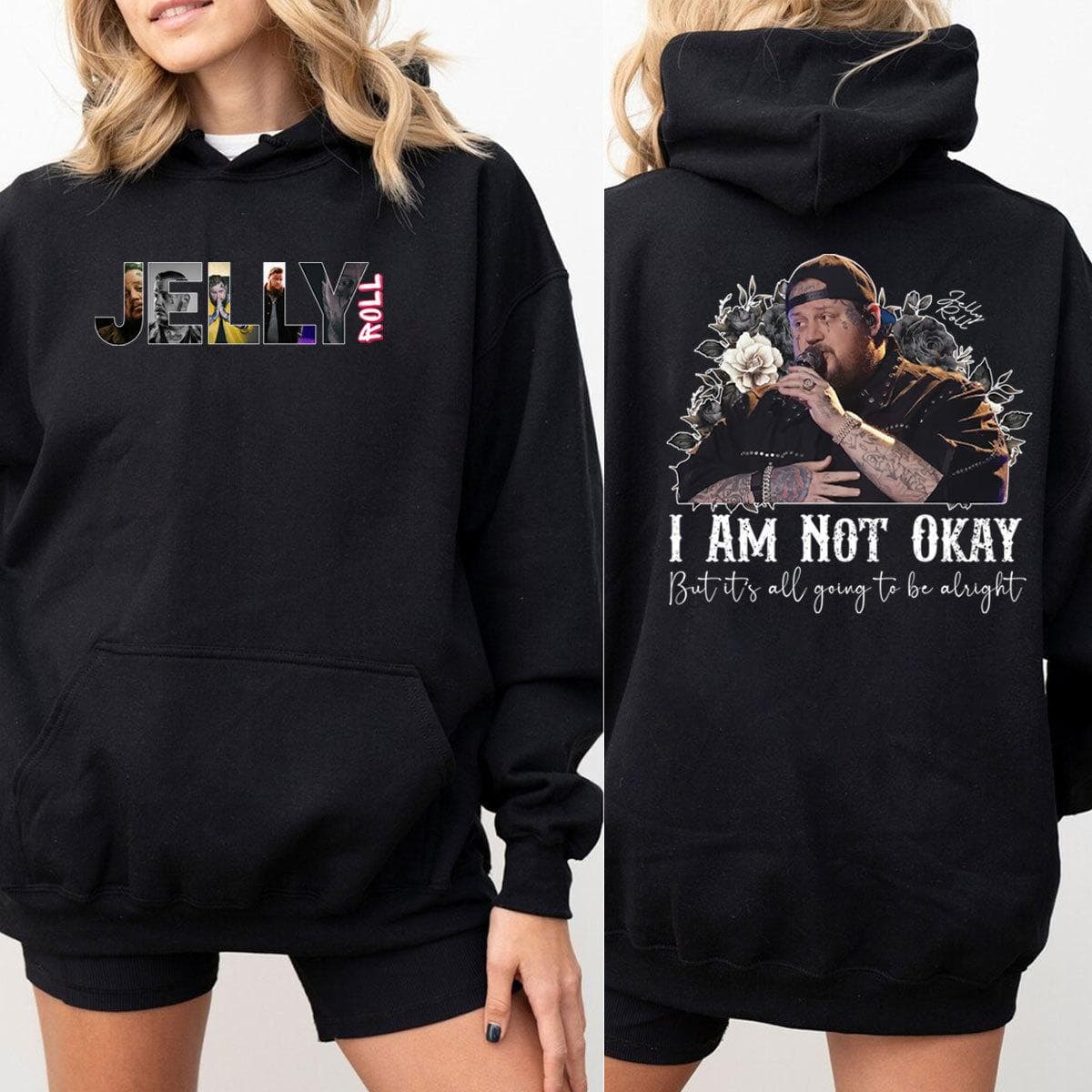 2-Sided Jellyy Rolll T-Shirt, Hoodie & Sweatshirt, Unisex Polyester, Comfort Colors – image 3, Jellyy Rolll Tee, Jellyy Rolll Merch, Jellyy Rolll Shirt, Jellyy Rolll Sweatshirt, Jellyy Rolll Hoodie, Jellyy Rolll Clothes