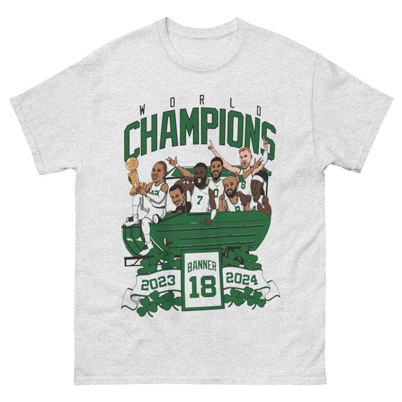Camiseta, Sudadera con Capucha y Sudadera de Campeones Celtics 2024 - Regalo Cartoon Banner 18 – image 3, Boston Celtics Tee, Boston Celtics Merch, Boston Celtics Shirt, Boston Celtics Sweatshirt, Boston Celtics Hoodie, Boston Celtics Clothes