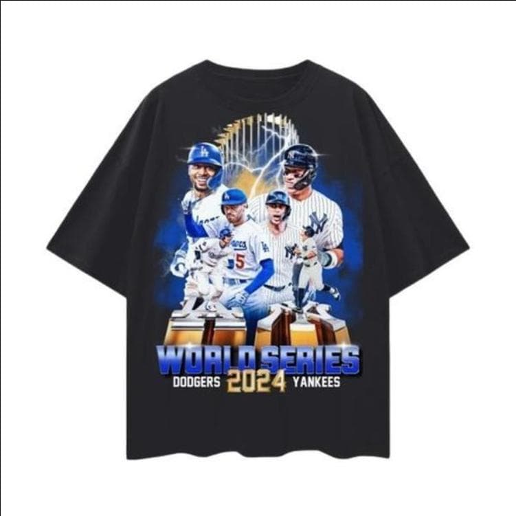 2024 World Series T-Shirt - Celebrate Baseball Season in Style – image 1, NHL Tee, Anaheim Ducks Tee, Boston Bruins Tee, Buffalo Sabres Tee, Calgary Flames Tee, Carolina Hurricanes Tee, Chicago Blackhawks Tee
