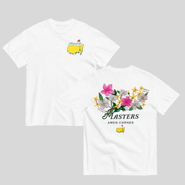 2025 Masters Augusta Amen Corner Floral & Champions History Golf Apparel – image 2, Masters Augusta Tee, Masters Augusta Merch, Masters Augusta Shirt, Masters Augusta Sweatshirt, Masters Augusta Hoodie, Masters Augusta Clothes