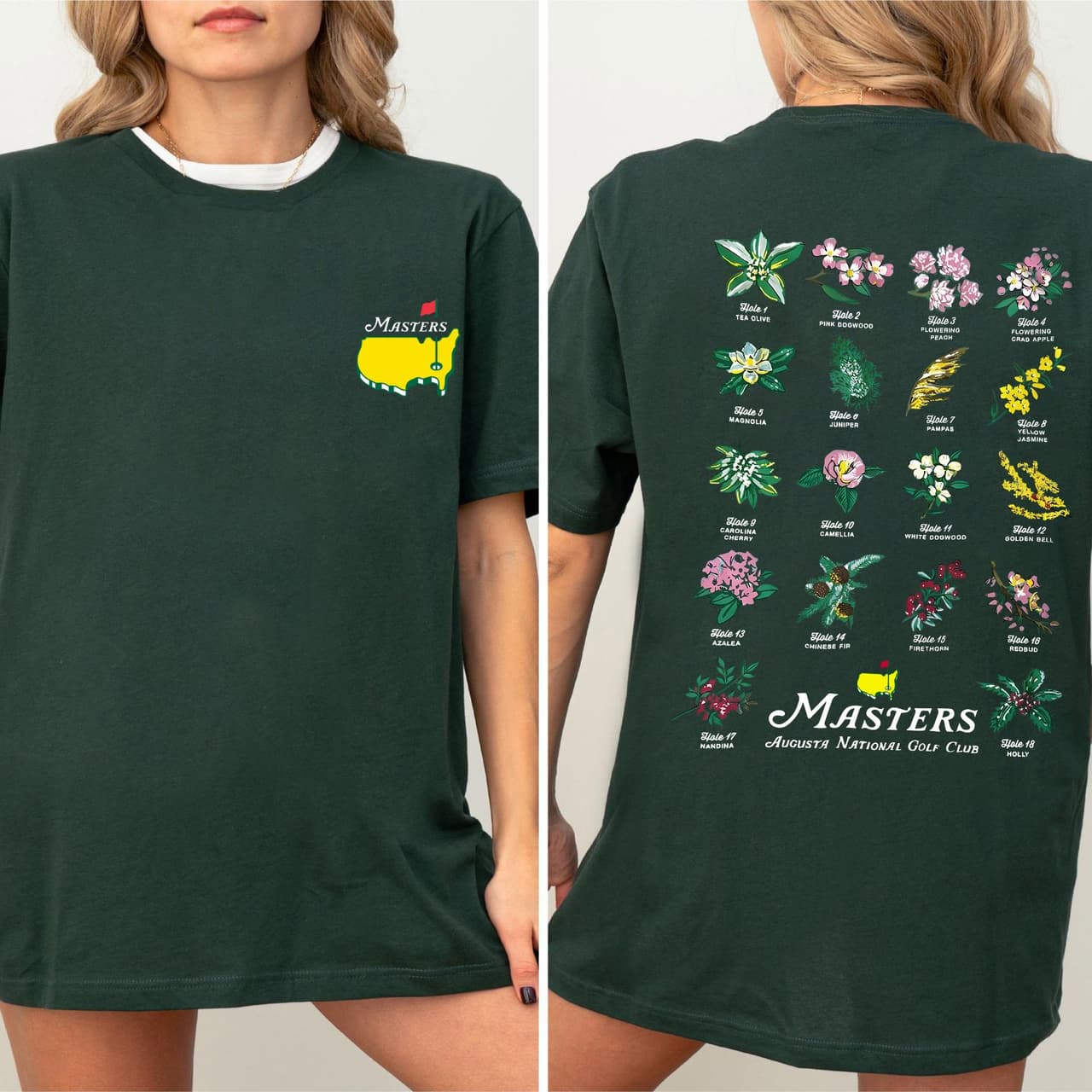 2025 Masters Augusta National Floral Golf T-Shirt Unisex – image 3, Masters Augusta Tee, Masters Augusta Merch, Masters Augusta Shirt, Masters Augusta Sweatshirt, Masters Augusta Hoodie, Masters Augusta Clothes