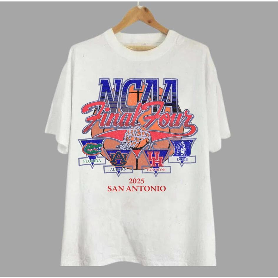 2025 NCAA Men's Final Four San Antonio Camiseta, Sudadera y Equipos – image 1, Final four shirts, final four t shirts, final four tee shirts, final 4 shirt, Vintage 90S NCAA Final Four