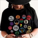 African American Woman Shirt: Minds Matter, Power Fist, Afro Puffs 1 small thumbnail