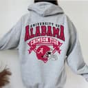 Alabama Crimson Tide Vintage Football NCAA Hoodie - Unisex & Women 2 small thumbnail