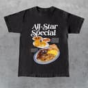 All-Star Breakfast Graphic T-Shirt, Unisex S-5XL, Sweatshirt & Hoodie Gift 1 small thumbnail