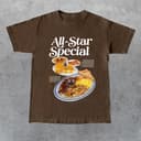 All-Star Breakfast Graphic T-Shirt, Unisex S-5XL, Sweatshirt & Hoodie Gift 2 small thumbnail