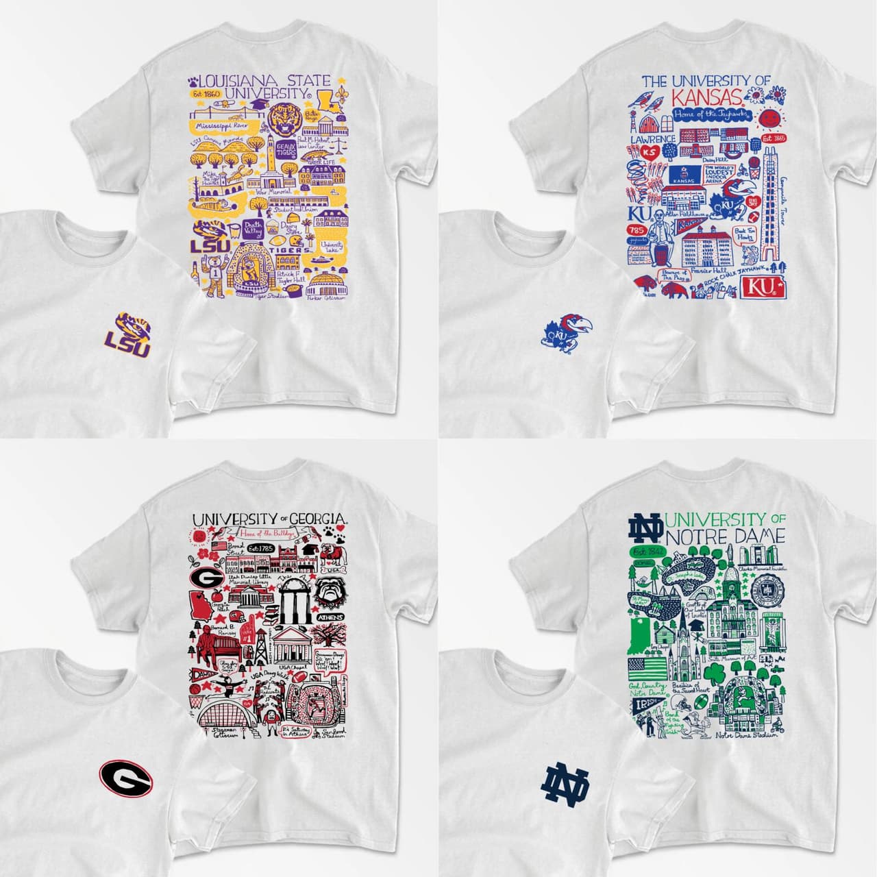 All Team College Football Apparel: Vintage T-Shirts & Crewnecks – image 4, Vintage College Tee, NCAA T-Shirt, Alabama Crimson Tide tshirt, Ohio State Buckeyes tshirt, Texas Longhorns tshirt, Georgia Bulldogs tshirt, Michigan Wolverines tshirt