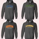 Hoodie de Todos los Equipos de Fútbol con Logo y Diseño Gráfico, Dallas, Chicago, San Francisco, New England... 1 small thumbnail