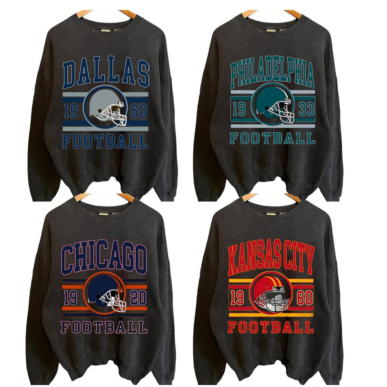 Sudadera fútbol todos los equipos, día de juego, unisex – image 1, NFL Tee, San Francisco 49ers Tee, Dallas Cowboys Tee, Detroit Lions Tee, Kansas City Chiefs Tee, Tampa Bay Buccaneers Tee, Arizona Cardinals Tee