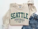 All Team Football Sweatshirt Vintage Football Hometown Football Sweatshirt Vintage Graphic Tees Football Fan Gift 4 small thumbnail
