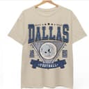 Todos los Equipos Fútbol Americano T-Camiseta, Vintage Fútbol Americano Unisex Sudadera, Hoodie Gift For Fútbol Americano Fan 2 small thumbnail