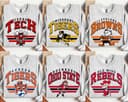 Todos los Equipos Vintage Universitaria NCAA Mascota Sudadera, Vintage Hoodie, Todos los Equiposs NCAA Clásico T-Camiseta, Comfort Color 2 small thumbnail