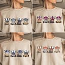 All Teams Football Highland Cow Crewneck Sweatshirt Ver 4 - - 90s Style Unisex Pullover - Crewneck Fall Game Day - Football Lover Gift 1 small thumbnail