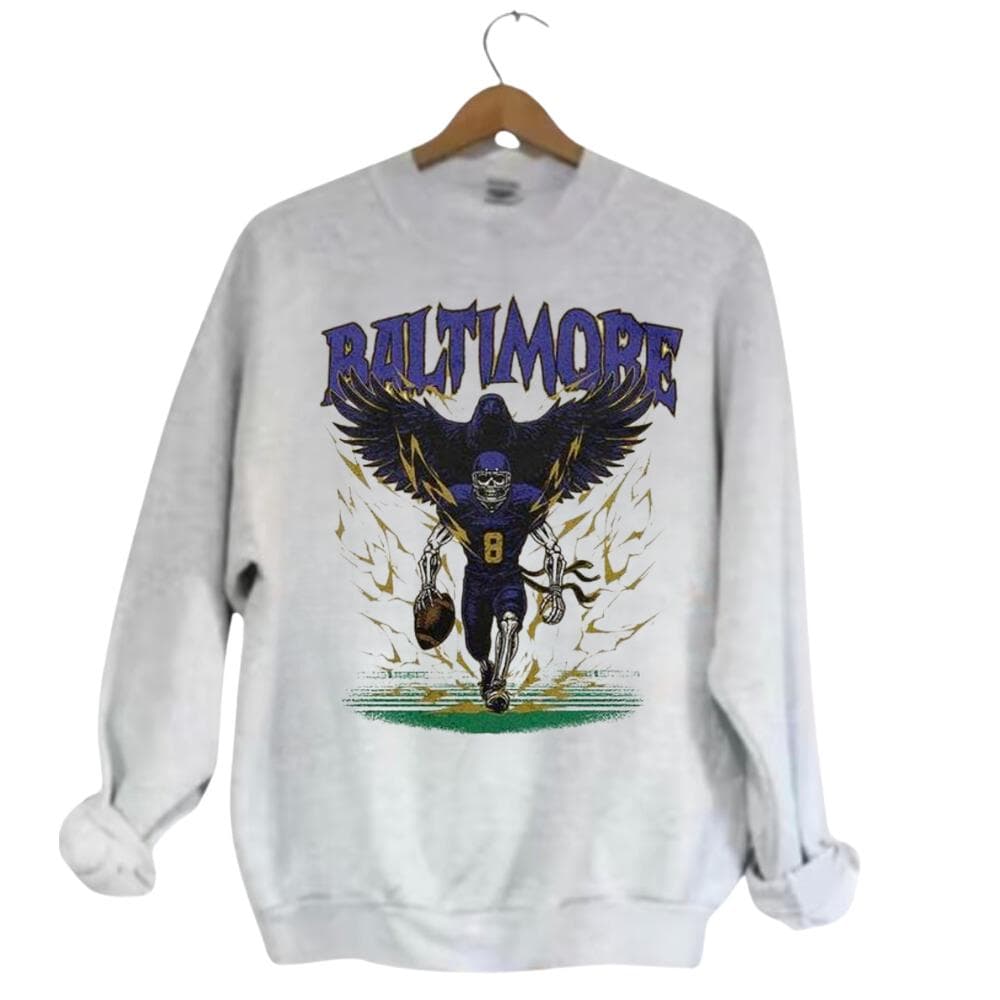 Sudadera de Esqueleto Fútbol Americano - Vintage Retro Unisex – image 3, NFL Tee, San Francisco 49ers Tee, Dallas Cowboys Tee, Detroit Lions Tee, Kansas City Chiefs Tee, Tampa Bay Buccaneers Tee, Arizona Cardinals Tee