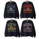 All Teams Football Sweatshirt, Vintage Football Shirt, Classic Fit Unisex Men Women Sweater Long Sleeve 1 small thumbnail