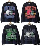 Todos los Equiposs Fútbol Americano Vintage Estilo Cuello Redondo Sudadera, Vintage Todos los Equiposs Fútbol Americano Camiseta, Hoodie 1 small thumbnail