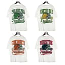 Todos los equiposs Fútbol americano Vintage Style Crewneck T-shirt, Vintage Todos los equiposs Fútbol americano T-shirt 4 small thumbnail