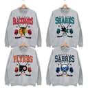 All Teams Hockey Sweatshirt, Vintage Hockey Shirt For Men For Women 1 small thumbnail