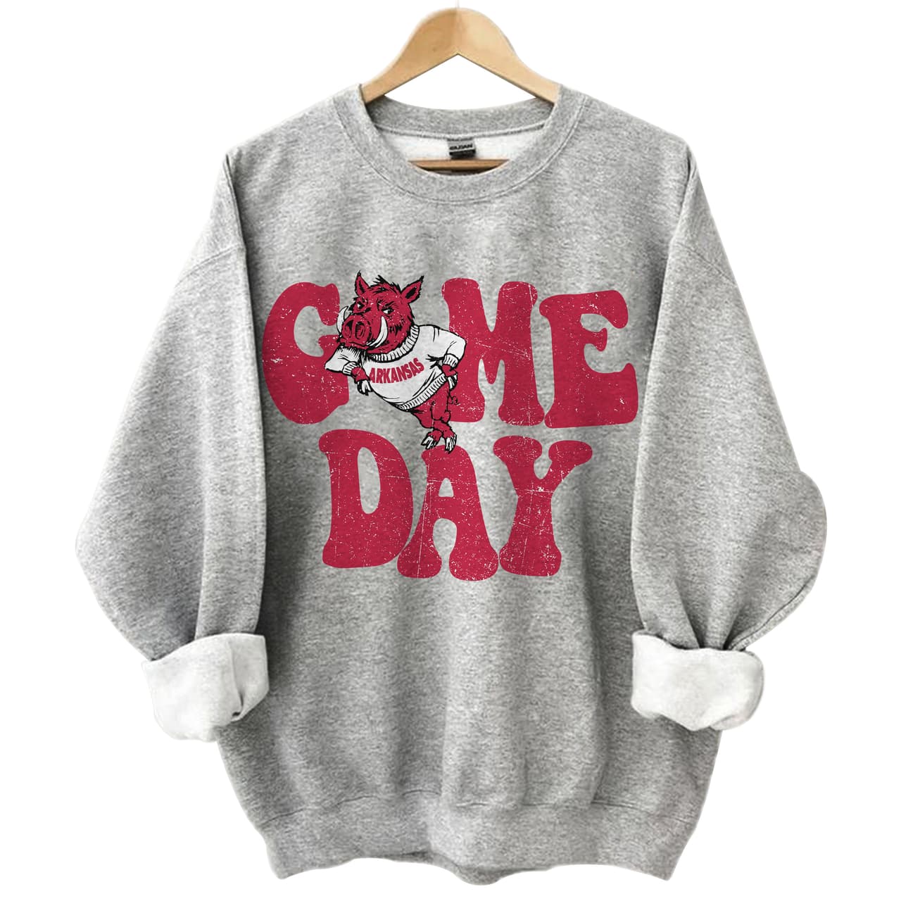 Arkansas Razorbacks Sudadera Vintage NCAA Gameday Fútbol Unisex – image 1, Arkansas Razorbacks Tee, Arkansas Razorbacks Merch, Arkansas Razorbacks Shirt, Arkansas Razorbacks Sweatshirt, Arkansas Razorbacks Hoodie, Arkansas Razorbacks Clothes