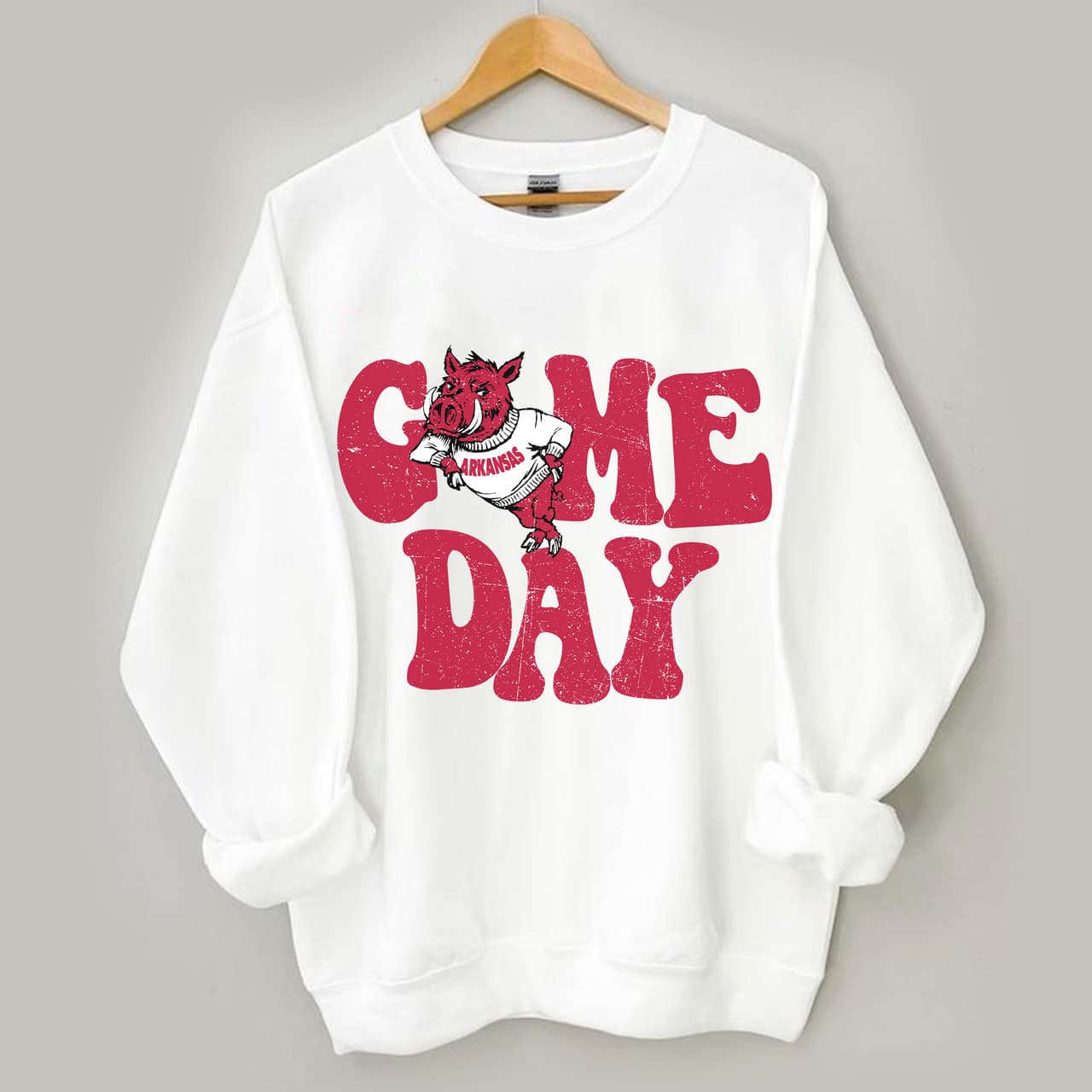 Arkansas Razorbacks Sudadera Vintage NCAA Gameday Fútbol Unisex – image 3, Arkansas Razorbacks Tee, Arkansas Razorbacks Merch, Arkansas Razorbacks Shirt, Arkansas Razorbacks Sweatshirt, Arkansas Razorbacks Hoodie, Arkansas Razorbacks Clothes
