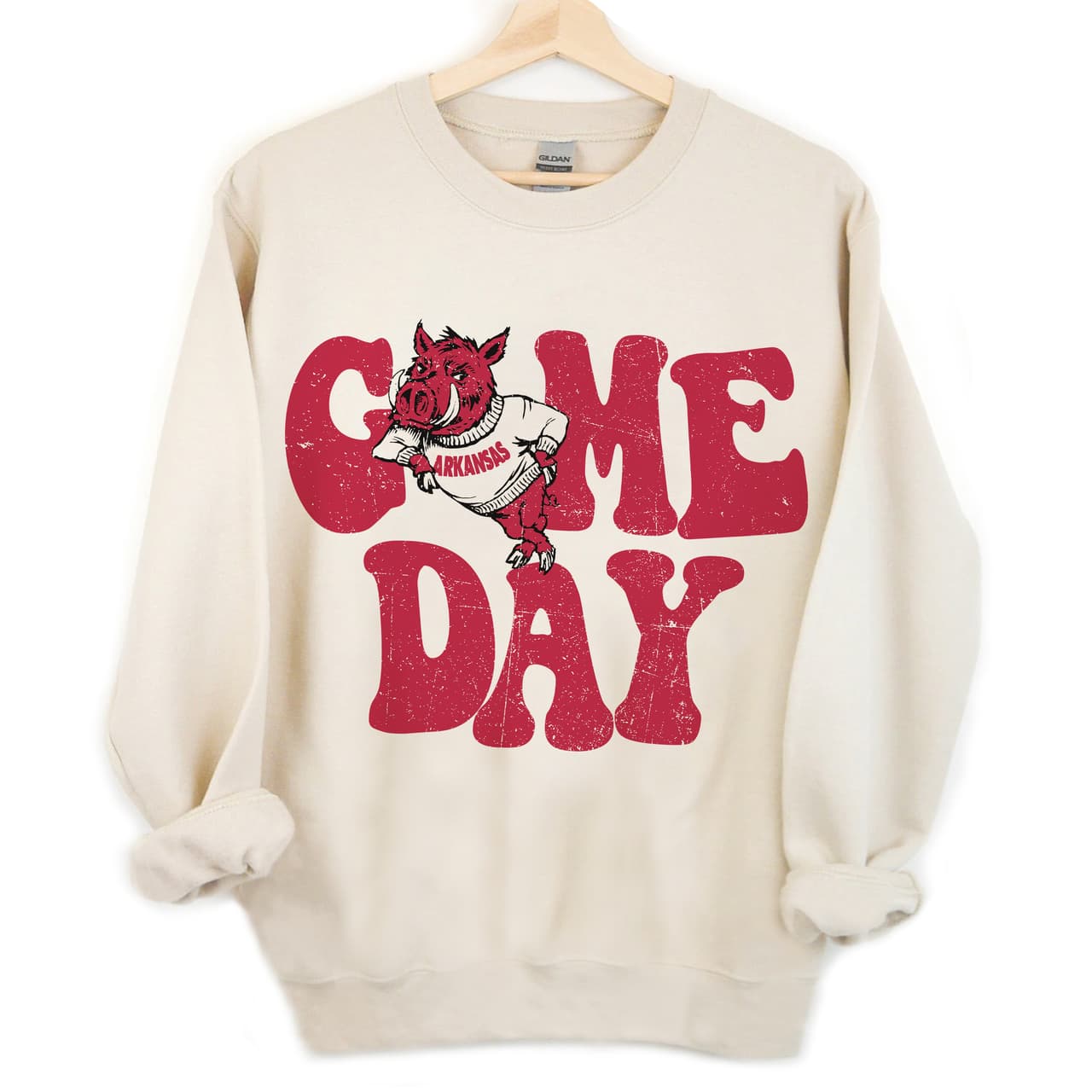Arkansas Razorbacks Sudadera Vintage NCAA Gameday Fútbol Unisex – image 2, Arkansas Razorbacks Tee, Arkansas Razorbacks Merch, Arkansas Razorbacks Shirt, Arkansas Razorbacks Sweatshirt, Arkansas Razorbacks Hoodie, Arkansas Razorbacks Clothes