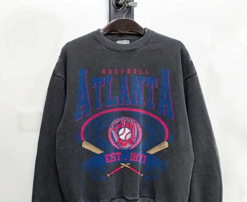 Atlanta Braves Vintage Comfort Sweatshirt & T-Shirt | Retro Baseball Hoodie – image 2, Atlanta Braves Tee, Atlanta Braves Merch, Atlanta Braves Shirt, Atlanta Braves Sweatshirt, Atlanta Braves Hoodie, Atlanta Braves Clothes