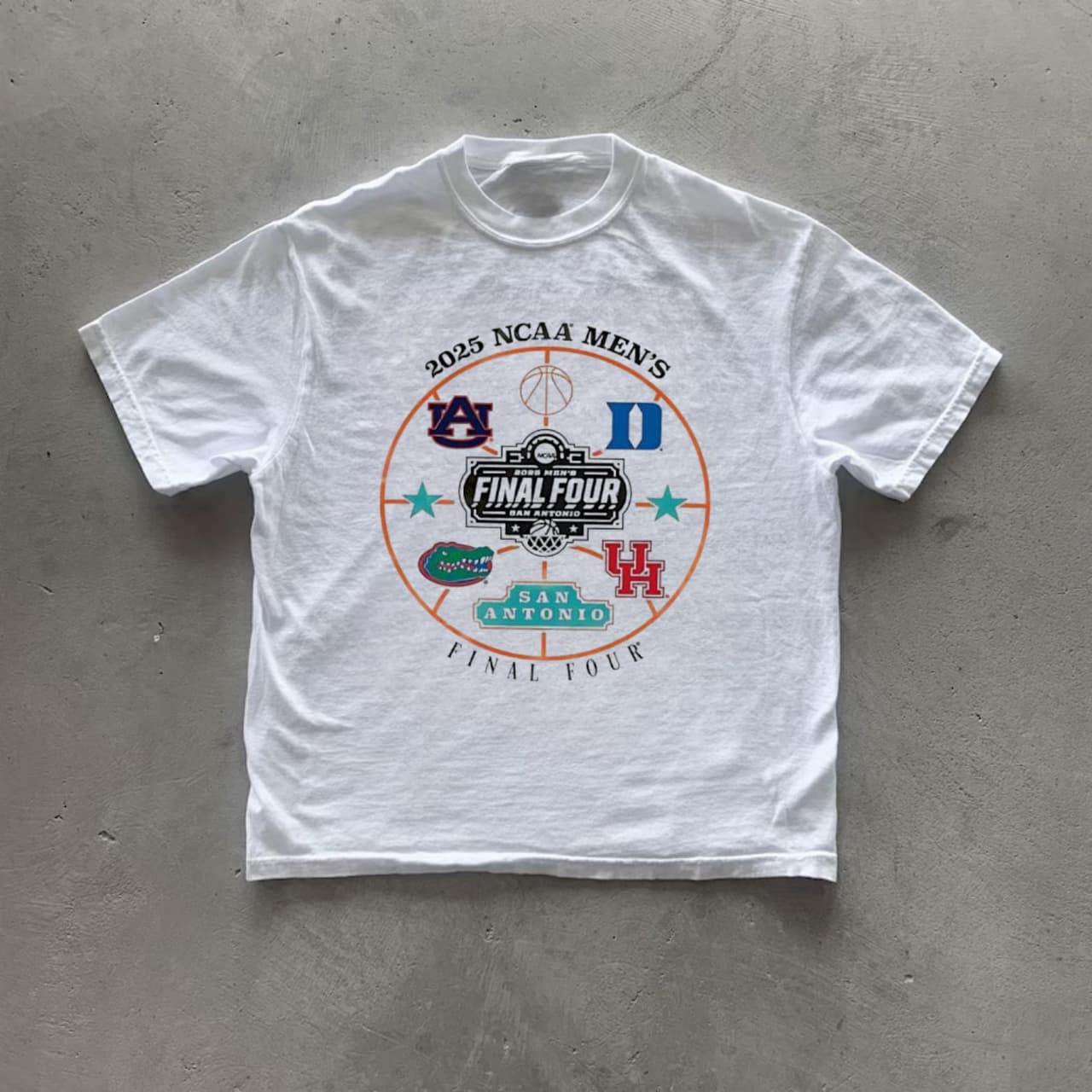 Auburn, Duke, Gators, Houston: Camisetas 2025 NCAA Final Four San Antonio – image 2, Final four shirts, final four t shirts, final four tee shirts, final 4 shirt, Vintage 90S NCAA Final Four