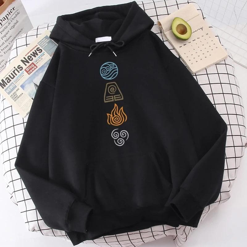 Avatar 4 Elements Hoodie Sweatshirt Anime Print Unisex Gift Comfort Colors – image 1, Avatar 4 Elements Tee, Avatar 4 Elements Merch, Avatar 4 Elements Shirt, Avatar 4 Elements Sweatshirt, Avatar 4 Elements Hoodie, Avatar 4 Elements Clothes