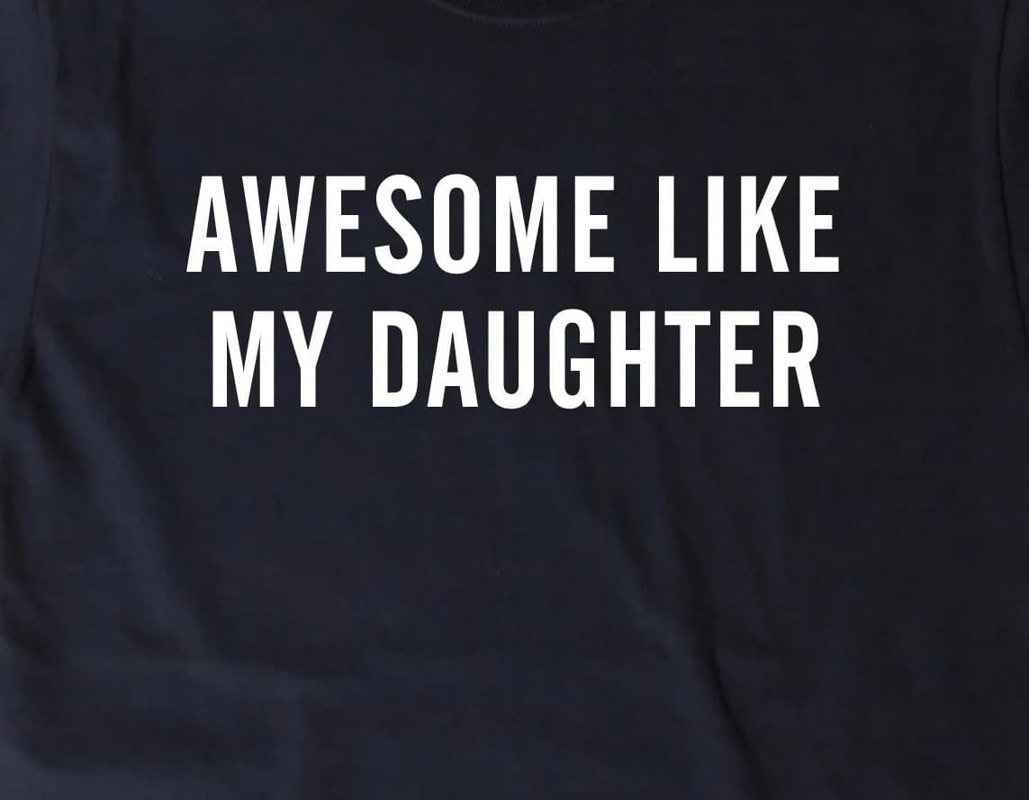 Camiseta "Genial Como Mi Hija", Sudadera Meme Gráfica, Hoodie Unisex Divertido – image 2, Awesome Like My Daughter Tee, Awesome Like My Daughter Shirt, Awesome Like My Daughter Sweatshirt, Awesome Like My Daughter Hoodie, Awesome Like My Daughter Clothes
