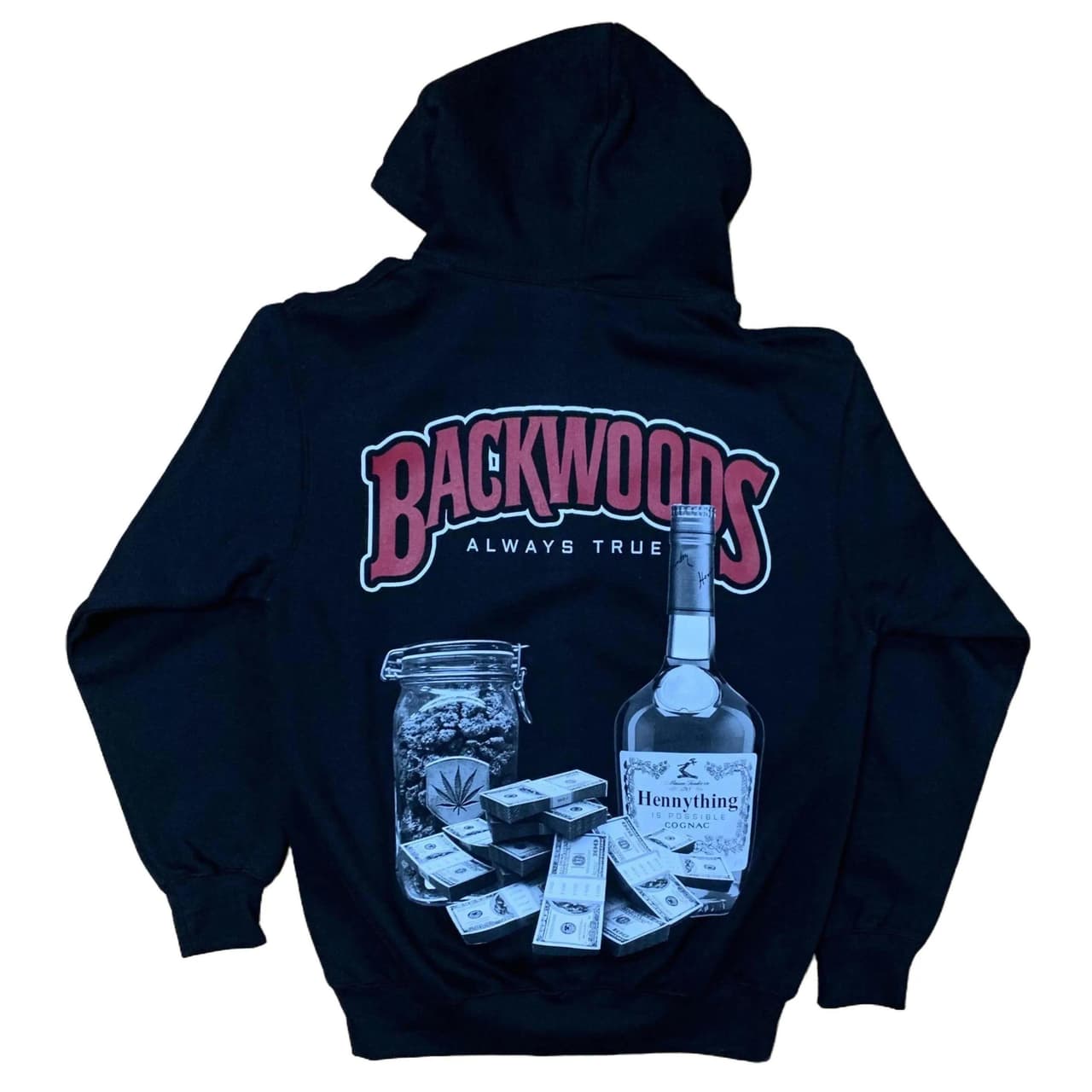 Backwoods Always True Unisex Graphic Hoodie - Streetwear – image 1, Backwoods Tee, Backwoods Merch, Backwoods Shirt, Backwoods Sweatshirt, Backwoods Hoodie, Backwoods Clothes