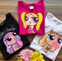Baddie Powerpuff Girls T-Shirt – Comfort Colors Y2K Graphic Tee 1 small thumbnail