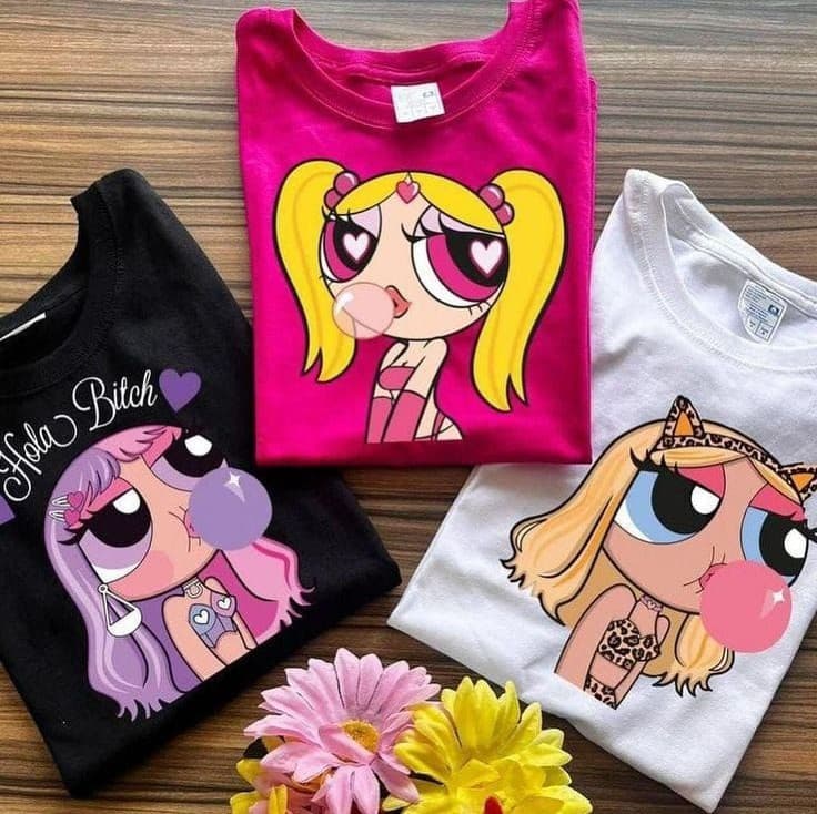 Baddie Powerpuff Girls T-Shirt – Comfort Colors Y2K Graphic Tee – image 1, Baddie Powerpuff Girls Tee, Baddie Powerpuff Girls Merch, Baddie Powerpuff Girls Shirt, Baddie Powerpuff Girls Sweatshirt, Baddie Powerpuff Girls Hoodie, Baddie Powerpuff Girls Clothes