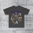 Camiseta pesada de streetwear para el día del partido, fanático del fútbol de Baltimore Lamar J Tee 2 small thumbnail
