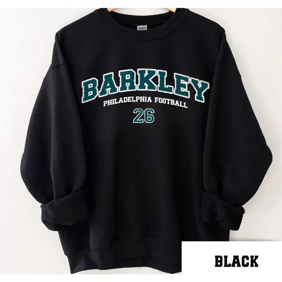 Barkley 26 Philadelphia Eagles Sudadera de Fútbol - Regalo para Aficionado – image 3, Philadelphia Eagles Tee, jalen hurts shirsey, philadelphia eagles merch, eagles sweatshirt, philadelphia eagles sweatshirt, eagles hooded sweatshirt, eagles shirt