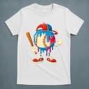 Camiseta Baseball Drip Ice Cream para Niño, Joven y Adulto - Día de Juego 1 small thumbnail