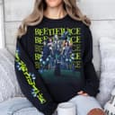 Beetlejuice Green Halloween Women's Sweatshirt, Comfort Colors 1 small thumbnail