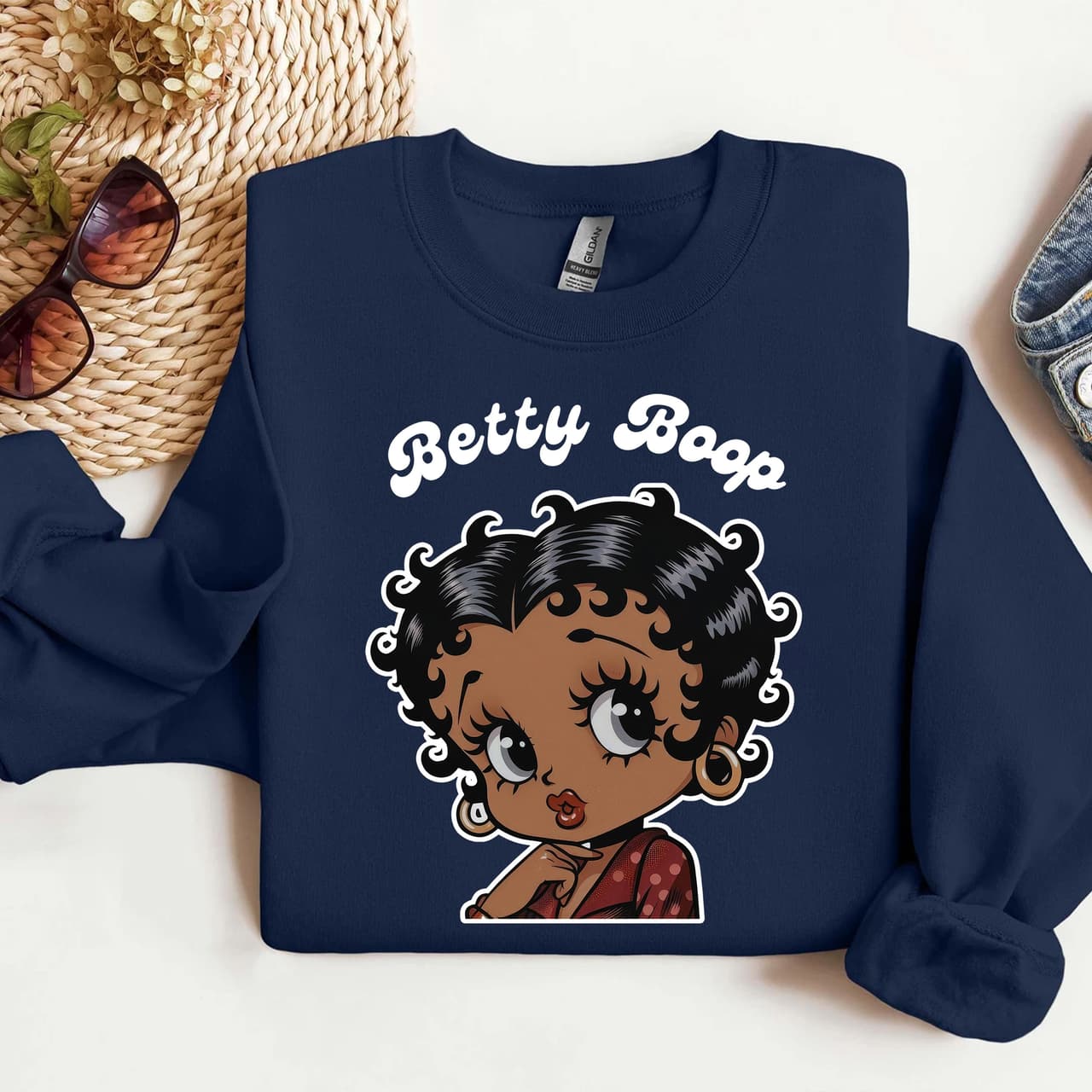 Betty Boop Tee, Sweatshirt & Hoodie | Comfort Colors Gift for Her – image 1, Betty Boop Tee, Betty Boop Tee, Betty Boop Shirt, Betty Boop Sweatshirt, Betty Boop Hoodie, betty boop t shirt, t shirt betty boop