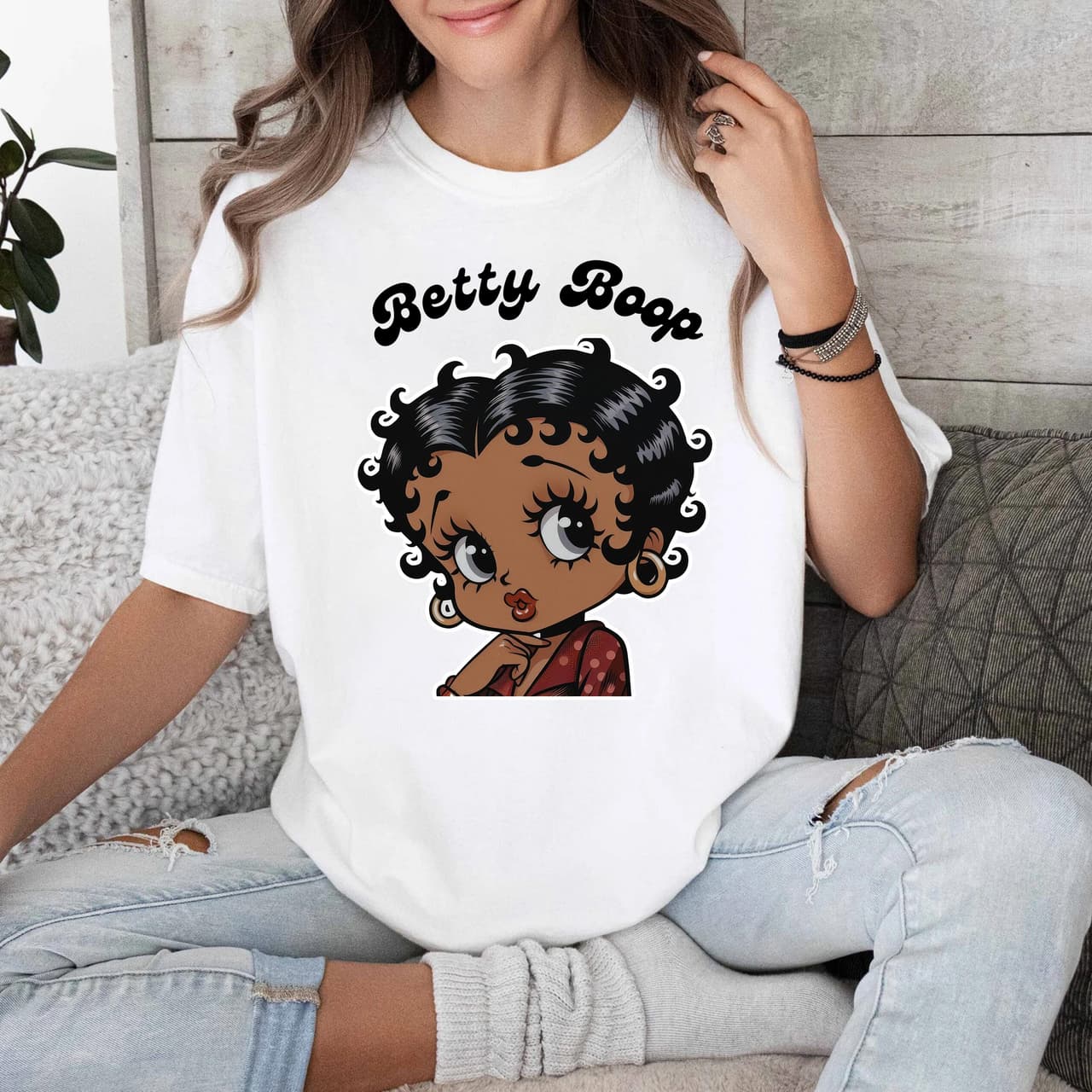 Betty Boop Tee, Sweatshirt & Hoodie | Comfort Colors Gift for Her – image 4, Betty Boop Tee, Betty Boop Tee, Betty Boop Shirt, Betty Boop Sweatshirt, Betty Boop Hoodie, betty boop t shirt, t shirt betty boop