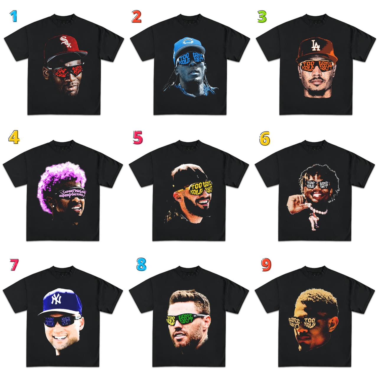 Big Face Player Tees: Camisetas Vintage y Modernas Manga Corta Béisbol Baloncesto – image 1, Michael J Tee, Michael J Merch, Michael J Shirt, Michael J Sweatshirt, Michael J Hoodie, Michael J Clothes