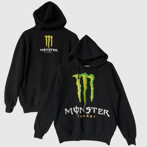Sudadera con Capucha Monster Energy de Gran Logotipo - Ropa Unisex para Entusiastas del Aire Libre y Automóviles – image 1, Monster Energy Tee, Monster Energy Merch, Monster Energy Shirt, Monster Energy Sweatshirt, Monster Energy Hoodie, Monster Energy Clothes