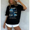 Camiseta Unisex Billie Eilish 'Wildflower' 'I Know That You Love Me' 1 small thumbnail