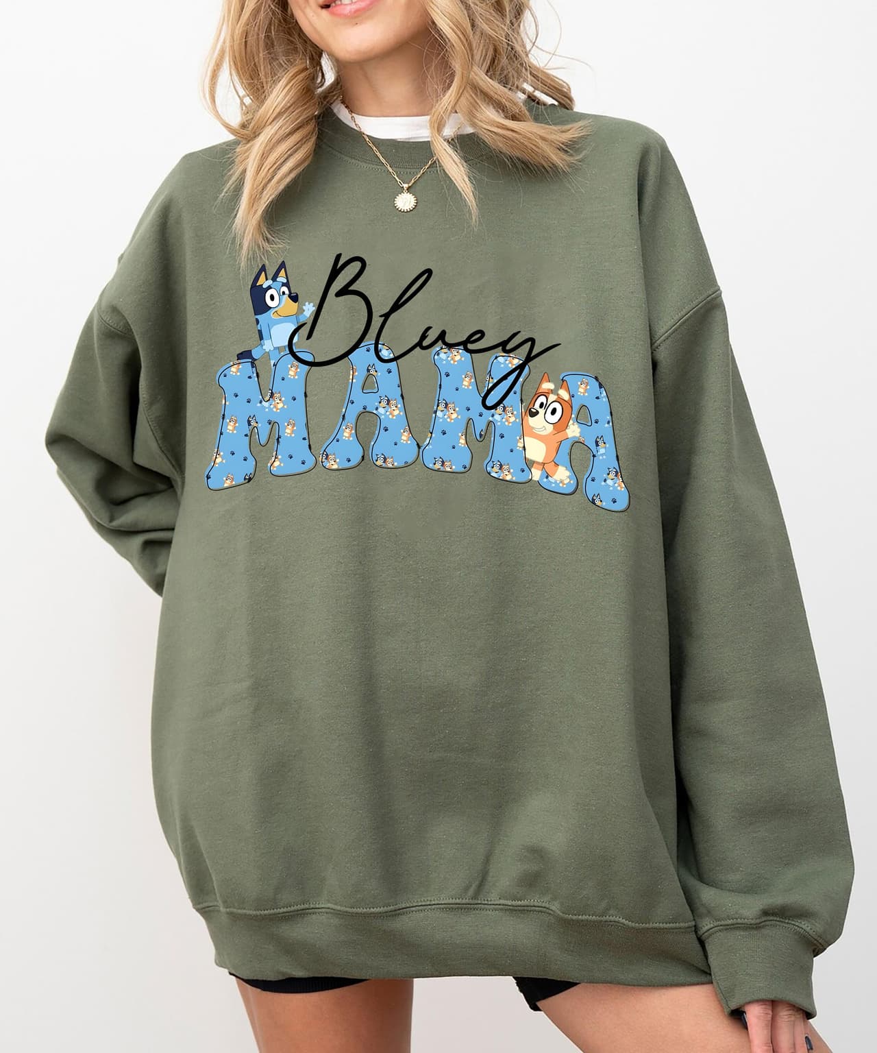 Bluey & Bingo Mama Mom Sweatshirt Hoodie | Mother's Day Gift, Comfort Colors – image 3, Bluey Tee, Bluey Merch, Bluey Shirt, Bluey Sweatshirt, Bluey Hoodie, Bluey Clothes