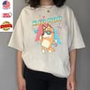 Camiseta Bluey Rad Mom Dad, Playera Chilli Heeler - Regalo Retro para Padres 4 small thumbnail