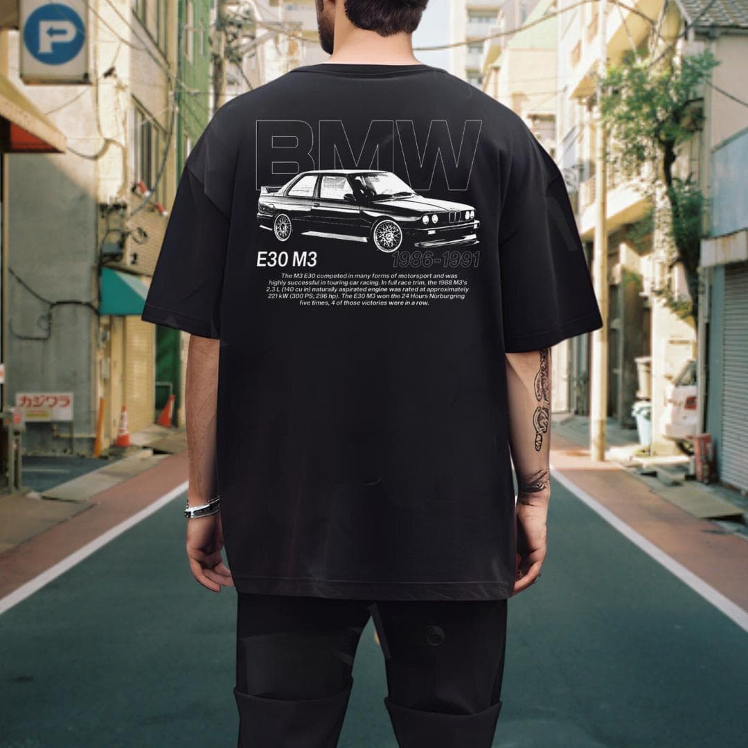 Camiseta Gráfica BMW E30 M3, Camiseta Coche Clásico Racing Años 90 Unisex – image 2, BMW Tee, BMW E30 M3 Merch, BMW E30 M3 Shirt, BMW E30 M3 Sweatshirt, BMW E30 M3 Hoodie, BMW E30 M3 Clothes