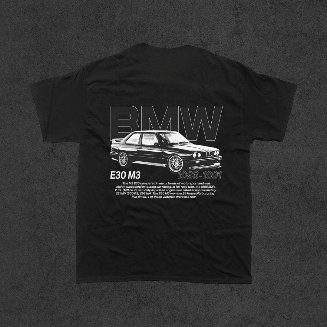 Camiseta Gráfica BMW E30 M3, Camiseta Coche Clásico Racing Años 90 Unisex – image 4, BMW Tee, BMW E30 M3 Merch, BMW E30 M3 Shirt, BMW E30 M3 Sweatshirt, BMW E30 M3 Hoodie, BMW E30 M3 Clothes