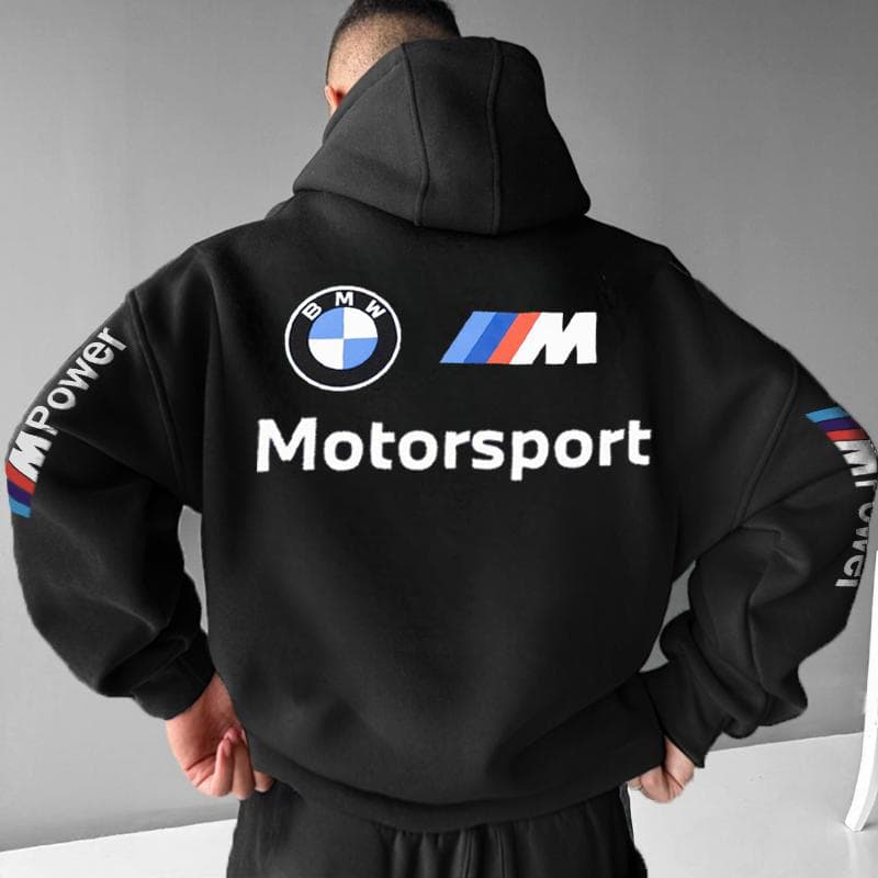 BMW Motorsport Vintage Car Logo Hoodie - Estilo Y2K para Hombre y Mujer – image 1, Bmw Tee, Bmw M Series Tee, Bmw M Series Merch, Bmw M Series Shirt, Bmw M Series Sweatshirt, Bmw M Series Hoodie, Bmw M Series Clothes